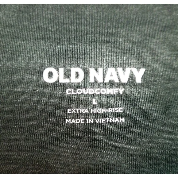 OLD NAVY Extra High-Waisted Cloud Comfy Leggings Women's Size L GREEN Active Gym - Picture 4 of 8